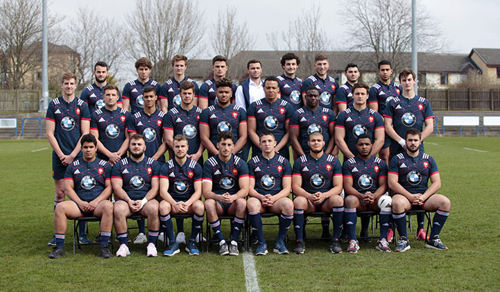 Equipe de France moins de vingt ans developpement rugby