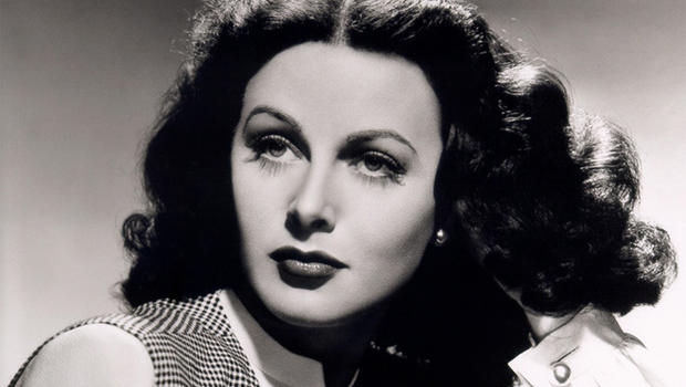 hedy lamarr black and white photograph